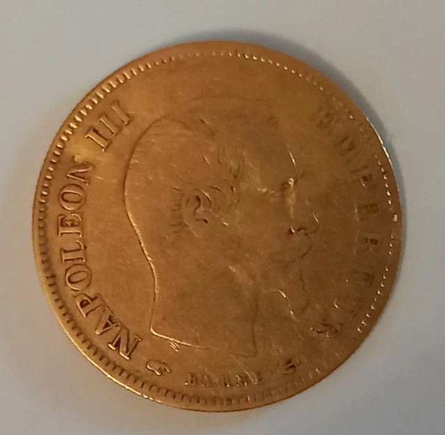 pièce or 10 francs napoléon