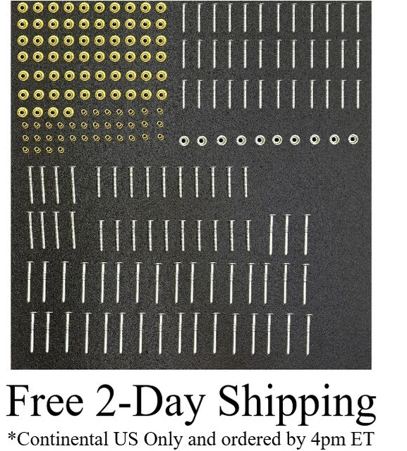 PETERBILT 379 STAINLESS Steel HUCK / Rivet kit for Grille Surround 369