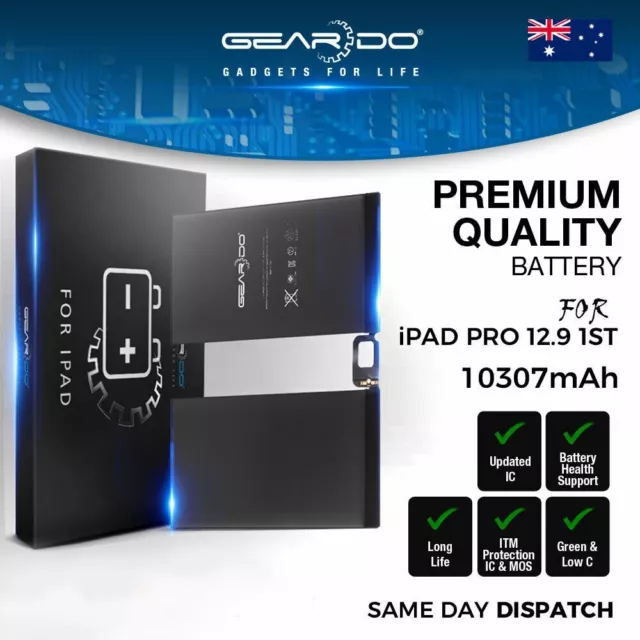 New Premium Geardo iPad Pro 12.9 1st Generation (2015) Battery 10307mAh Tools