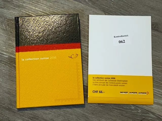 Schweiz Suisse Briefmarken Jahrbuch Jahrgang 2006 komplett postfrisch