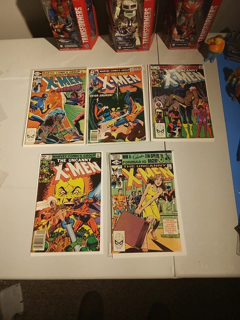 Uncanny X-Men 115 ,150,151,161,167 Marvel 1978 Wolverine Byrne Sauron VF/NM