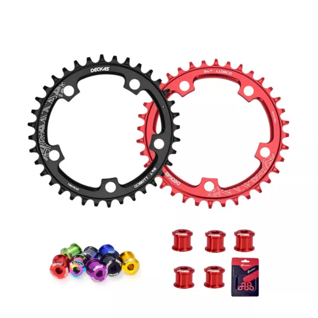 DECKAS Aluminum Chainring 110BCD Narrow Wide Chain Wheel 36-48T Round Road Bike