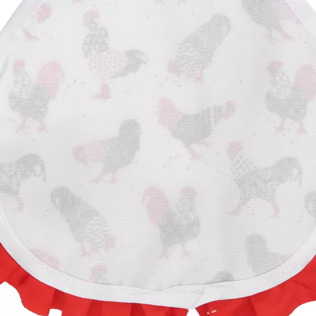 (Floral Rooster)Elastic Lace Chicken Back Protector Made Of Comfortable Cloth