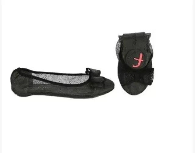 FootzyFolds - Cora Sheer -  Sandals - BLACK  6  M  or  8  M US 2