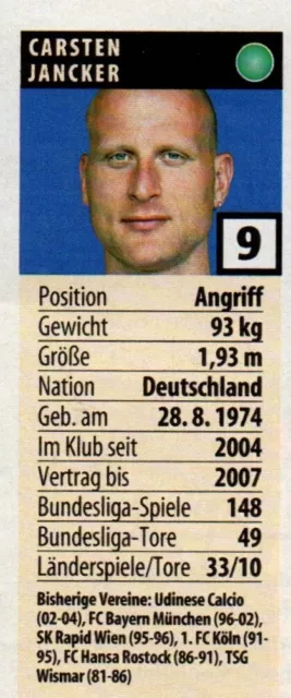 Carsten  Jancker -  1.FC  Kaiserslautern -  Zeitungsbild  17