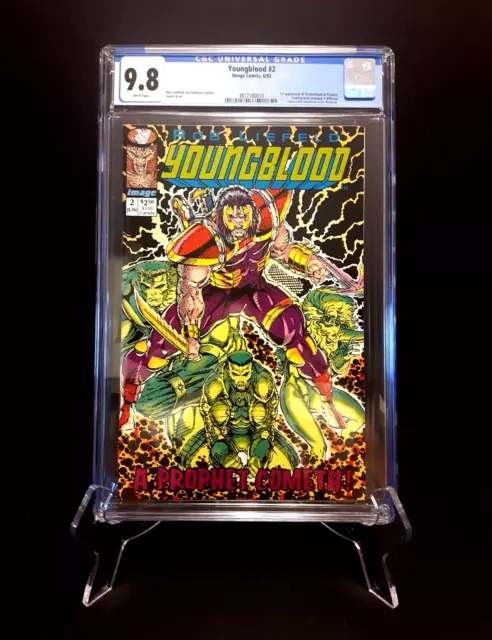 YOUNGBLOOD #2 CGC 9.8 White Pages 1st appearance of Prophet and Shadowhawk