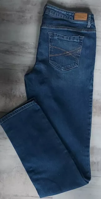 Aeropostale Skinny Denim Jeans Womens/Jrs Size 10 Long Blue Mid Rise 5-Pocket