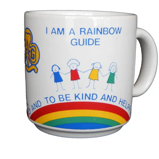 Vintage The Guide Association Mug I Am A Rainbow Guide