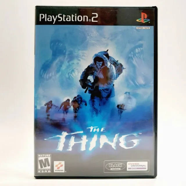 The Thing (PS2 Sony PlayStation 2, 2003) Complete with Manual and Reg Card