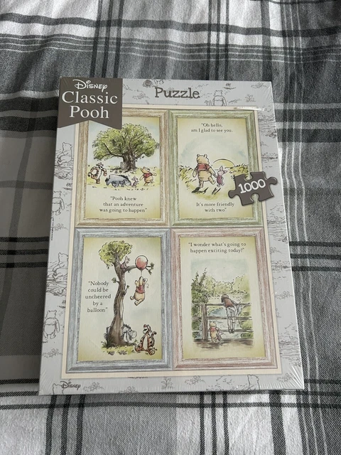 RARE DISNEY STORE Classic Pooh Winnie the Pooh 1000 Piece Jigsaw Puzzle ...