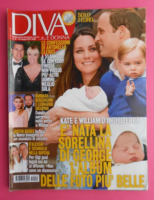 diva e donna n.19 kate middleton leonardo di caprio barbara berlusconi tatangelo