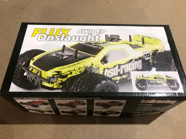1/10TH SCALE RC Buggy Brushless Flux Onslaught 4WD BSD Racing - Rolling ...