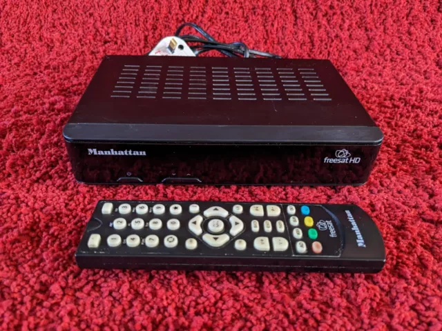 Manhattan Plaza HD-S2 Freesat HD Receiver With Remote Full Working (G826)