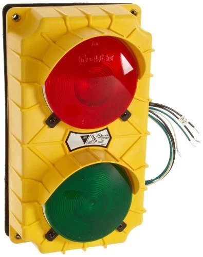 SG10 Incandescent Stop and Go Light Signal System, 6-3/8-Inch Width X 11-3/8-...