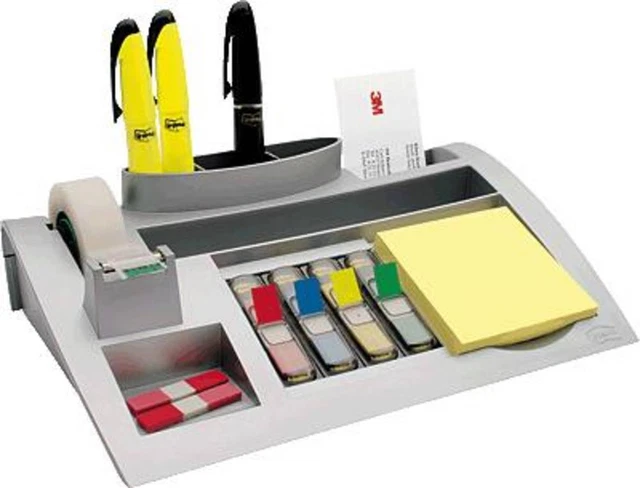 Post-it Desk Organizer C50 7000062207 Tischorganizer Silber (metallic) Anzahl...