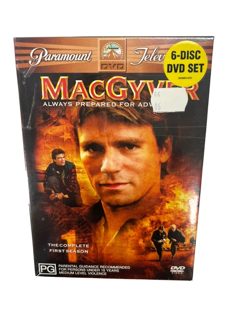 MacGyver Dvd Region 4 The Complete First Season DVD 6 Discs Pal New Sealed