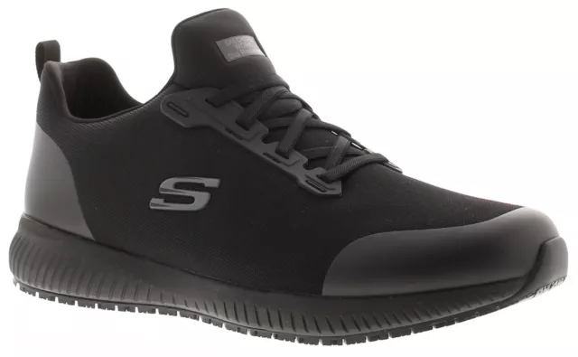 SKECHERS MENS SHOES Slip On Work Squad Sr Myton Safety Trainers easy ...