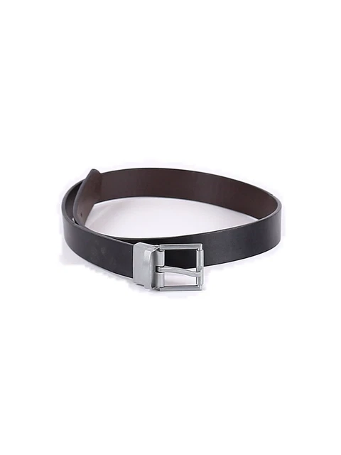 The Children's Place Boys Black Leather Belt 24 Months