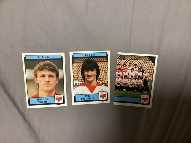 Carte Panini PSG 1988 - Maillot Paris Saint-Germain Susic Bats - Near Mint