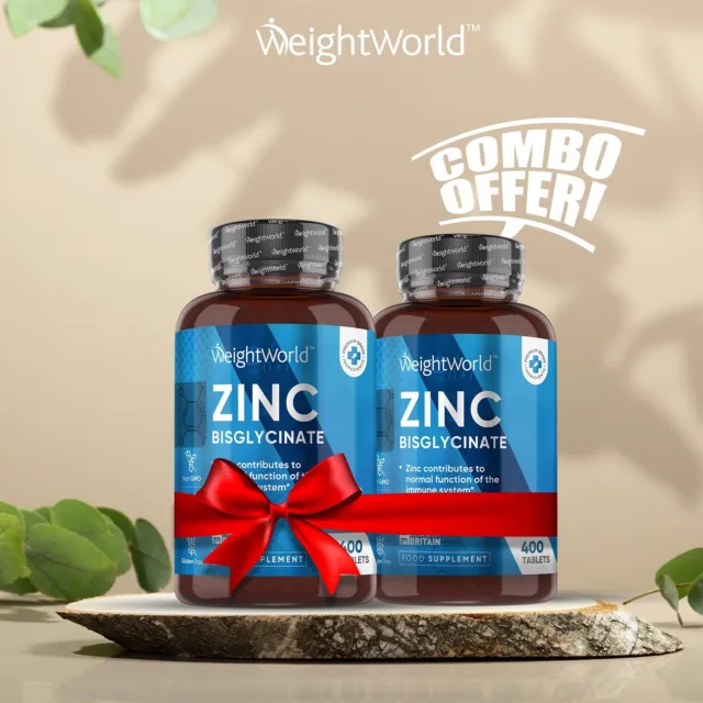 Zinc Citrate 800 Tablets 50mg for Immune System, Metabolism, Hair, Skin & Bones
