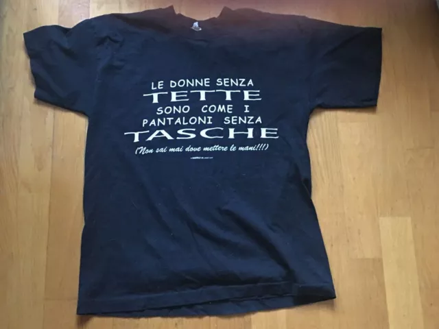 T-Shirt - Le Donne Senza Tette Sono Come I Pantaloni Senza Tasche - Taglia L