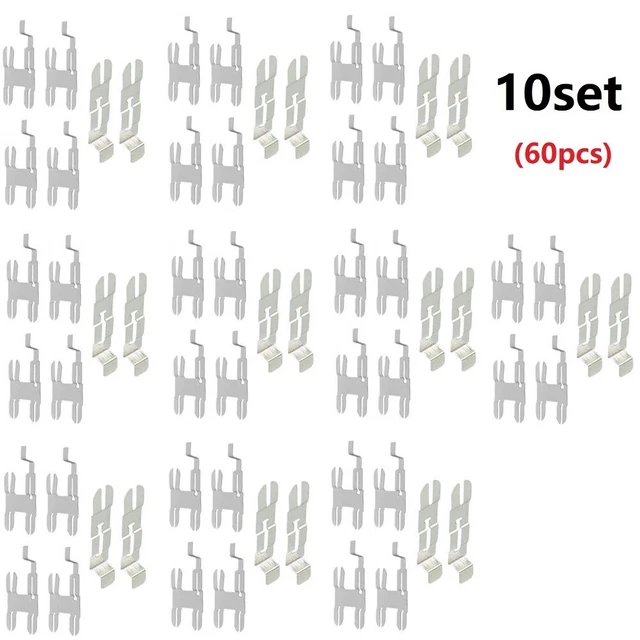Set 10 fogli di nichel a strisce placcatura nichel (totale 60 pz) nuovissimi di alta qualità