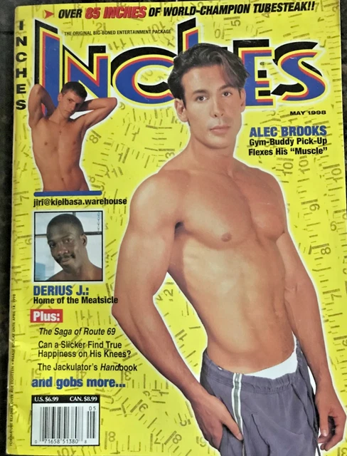 VINTAGE INCHES MAG. May 1998 Vol 12 #9 Gay Interest -Physique Male ...