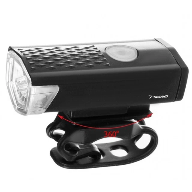 Faro Bici Ricaricabile USB 300 Lumen - 3 Modalit&agrave; Luce Per Ciclismo