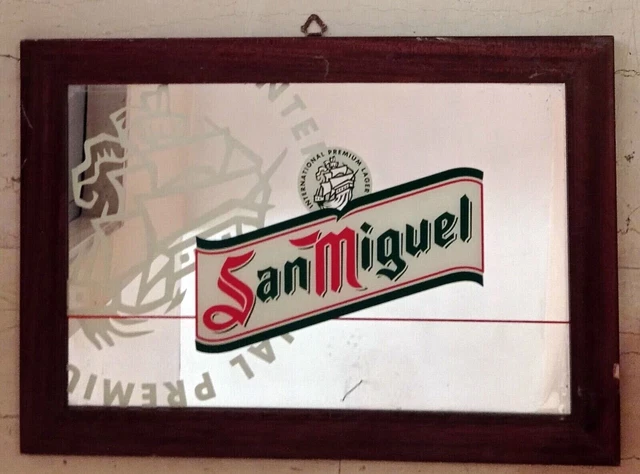 BIRRA - SAN MIGUEL Beer Advertising vintage   Mirror