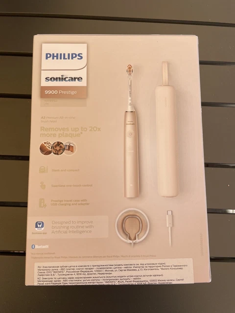 Philips Sonicare 9900 Prestige Elektrische Schallzahnbürste mit Reiseetui -...