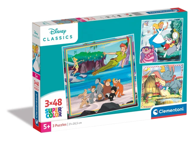 Clementoni - Children's Puzzle 3X48 Pieces Smurfs Puffi-Made in Italy, 25792