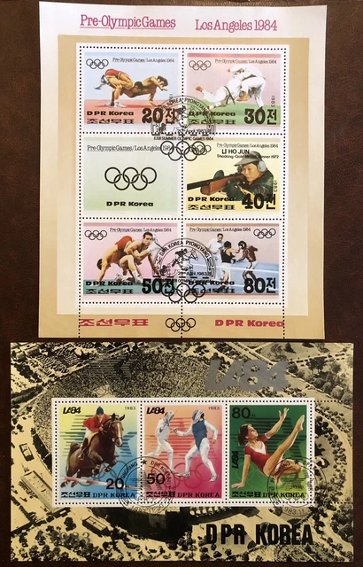 Lot De 24 Enveloppes Premier Jour – Jeux Olympiques 1984 – USA – Non Oblitérées
