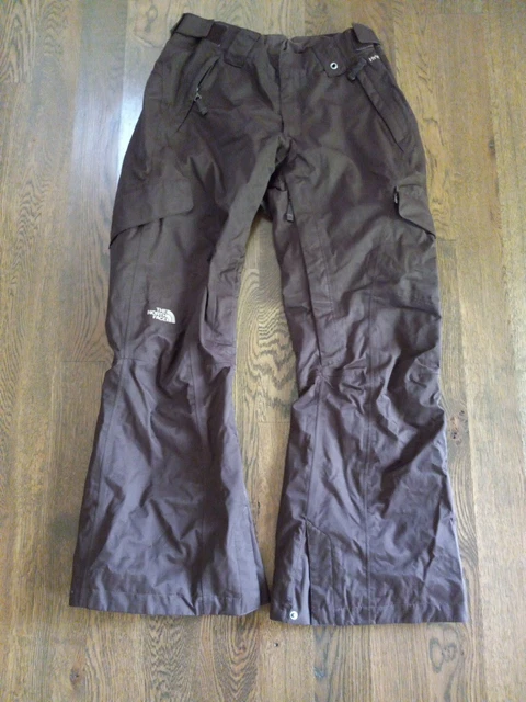 THE NORTH FACE Size Medium Womens Brown Snow Ski Board Pants Adj Waist Gaiters