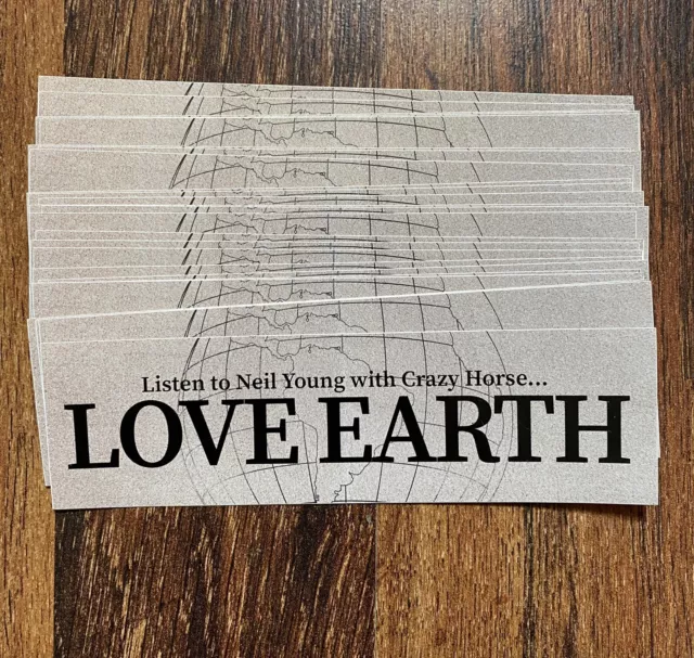 25 NEIL YOUNG & Crazy Horse “World Record” Love Earth Promo Band