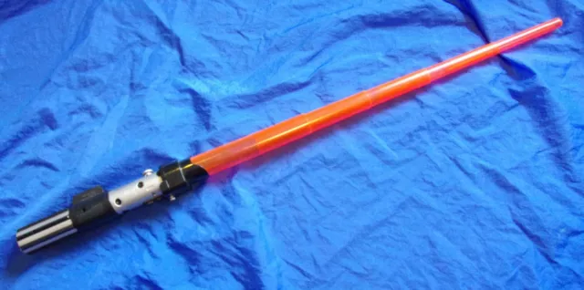 Star Wars Light Saber Darth Vader Red w/ Light & Sound 2002 Hasbro Tested