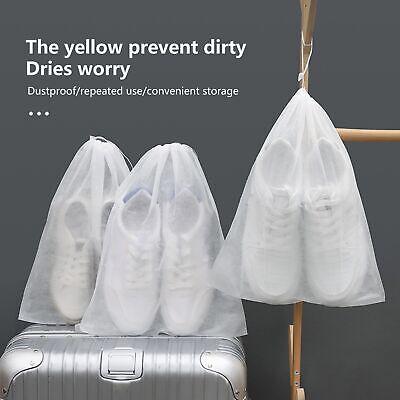 10Pcs Shoe Organizer Reusable Anti-yellow Anti-dust Shoes Storage Bag Portable
