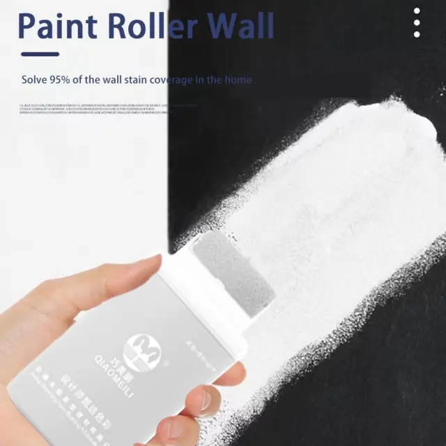 Pequeño cepillo rodante de pared pintura de látex pasta de pared ecológica.