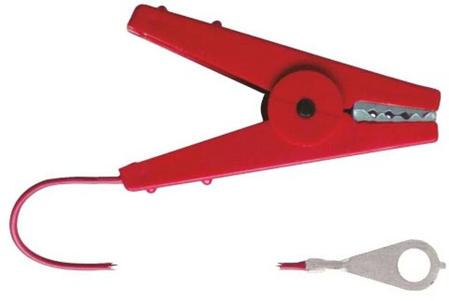 Câble à Pince Crocodile 50cm Fils de Cavalier Alligator Clips Arduino UK