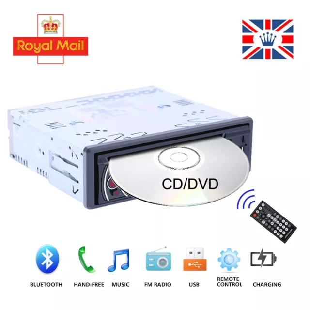 Single 1 DIN DVD CD Player AUX-IN MP3 USB FM im Armaturenbrett Bluetooth Autoradio Stereo