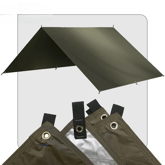 AWNING WATERPROOF TARP Tent Shade Ultralight Garden Canopy Sunshade