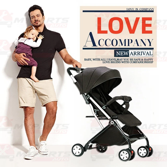 Lightweight Compact Foldable Baby Stroller Travel Pram Carry on Plane