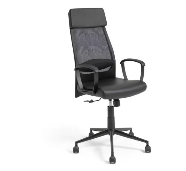 HABITAT OMARI MESH Ergonomic Office Chair Black 85.00 PicClick UK