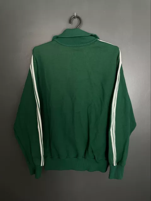 Chaqueta De Fútbol Adidas De Colección Años 70 Camiseta Verde Camiseta Talla L Adulto 2