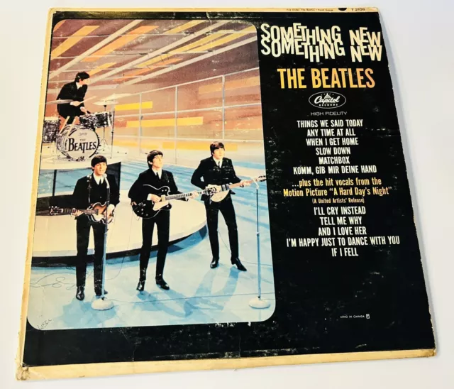 The Beatles - Something New (1964) Original Capitol Mono Vinyl LP - (T-2108)