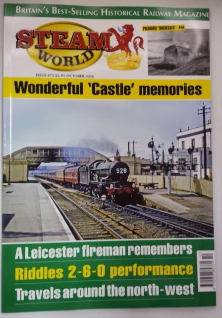 STEAM WORLD MAGAZINE Octobre 2026 N°472 Leicester Fireman Castle ...