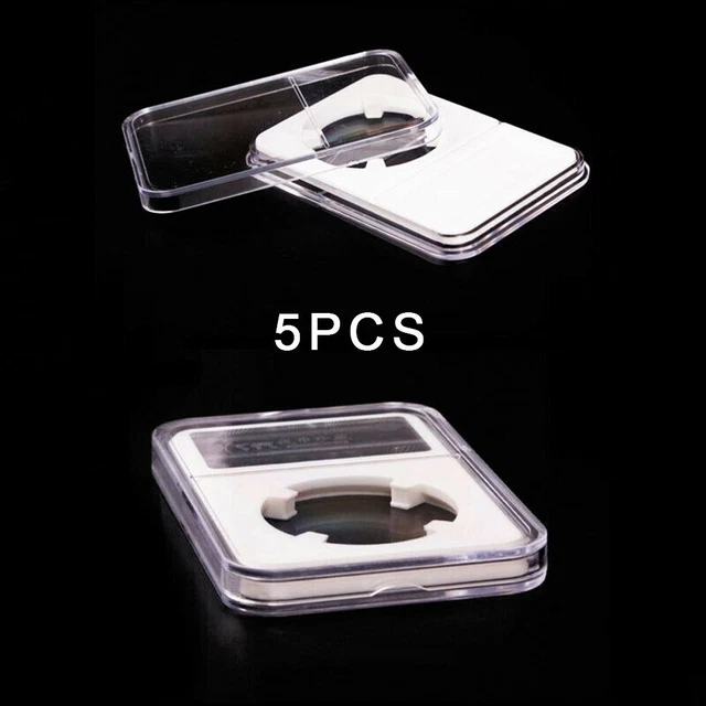 Boîte de rangement de collection capsule de pièces support organisateur pour l