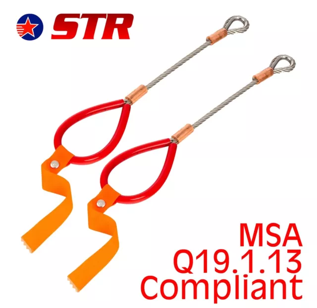 MSA Stainless Steel Wire Tow Eye Strap, MSA Compliant Q19.1.3 for Circuit Racing