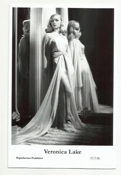 (Bx33) Veronica Lake Swiftsure Photo Postcard (27/126) Filmstar Pin Up Glamour