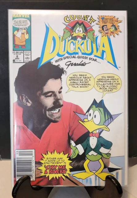 COUNT DUCKULA w/ Geraldo (Marvel, 1989) #8 Comic Book