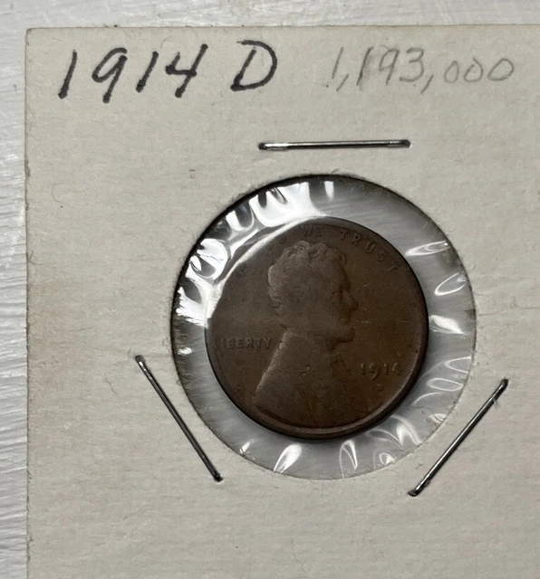 1914-D Lincoln Penny One Cent